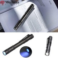 MEIHUAA Pen Shape Flashlight, Mini Waterproof LED Flashlight, Useful Portable Pen Clip Lighting Tool