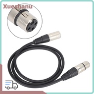 XUESEE Balanced Audio Cable, 3Pin XLR Male to 3Pin XLR Female 1m/3.3ft Microphone Cable, Professiona