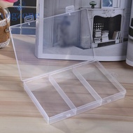 Transparent PP Plastic Storage Box Three-compartment Storage Box Jewelry Storage Box