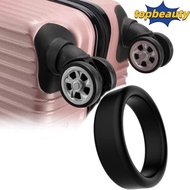 TOPBEAUTY 3Pcs Rubber Ring, Silicone Thick Flat Luggage Wheel Ring, Durable Diameter 35 mm Elastic Stretchable Wheel Hoops Luggage Wheel