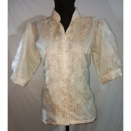 lady barong puff sleeves