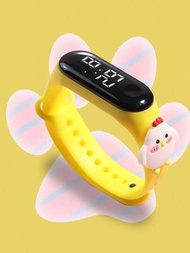 可愛卡通led數字手錶,適用於兒童