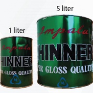 THINNER IMPALA THINNER HIGH GLOSS Kaleng 1 Liter 5 Liter Galon/TINER IMPALA/CAMPURAN CAT