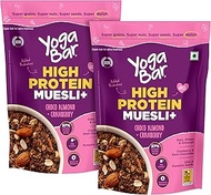 Yogabar Super High Protein Muesli 850g (Pack of 2) | 23g Protein | With Probiotics and Whey | No Ref