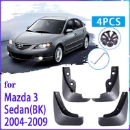 Car Mud Flaps for Mazda 3 BK Saloon Sedan 2004~2009 2005 2006 2007 2008 Mudguard Splash Guards Fender Mudflaps Auto Accessories