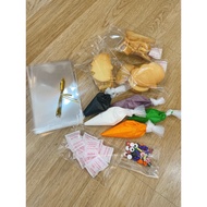 Set of 15 self-painted plain halloween cookies