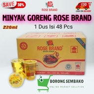 Minyak Goreng Rose Brand 220ml 1 Dus Isi 48 Pcs / Minyak Goreng Cup Gelas 1 Dus