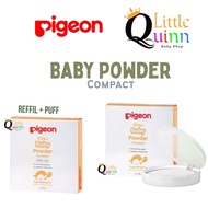 PIGEON Baby Compact Powder Cake Chamomile - Pigeon Baby Compact Powder