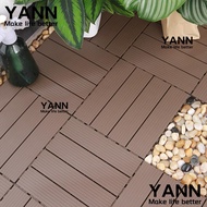 YANN Flooring Tiles, 30x30cm Waterproof Garden Flooring Sheets, Outdoor Corrosion Resistant Artifici