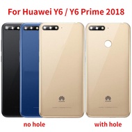 Back Cover For Huawei Y6 2018 Y6 Prime 2018 Battery Cover Panel Rear Door Housing Case Replacement W