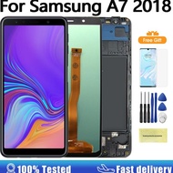 HOT! 6.0"AMOLED Display For Samsung Galaxy A7 2018 LCD Display Touch