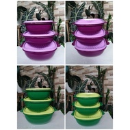 Tupperware serving bowl (3) Tupperware large bowl/