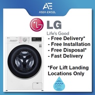 LG FV1408S4W 8KG AI DIRECT DRIVE FRONT LOAD WASHING MACHINE