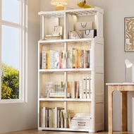 Cabinet Shelf Organizer Bookshelf Display cabinet Large Storage Books Shelves Organizer Two Door Book Cabinet Cabinet  Kitchen Cabinet kitchen shelf Multipurpose Rack