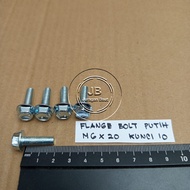 KEY CAP BOLT 10 M6X20 BOLT LENGTH 2CM 2 CM WHITE 20MM 20 MM FLANGE Bolt M 6 X 20 BOLT 6X20 6 X 20 PI