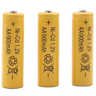 🔥Ni-Cd AA 900mAh 1.2 V rechargeable battery nicd 900mAh 1.2v battery