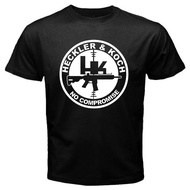 Heckler & Koch Hk Guns Firearms Men'S Black T-Shirt