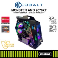 COBALT MONSTER AMD 9070XT - AMD Ryzen 7 8700F - ASRock RX 9070XT Challenger 16GB - 32GB RAM - 2TB SS