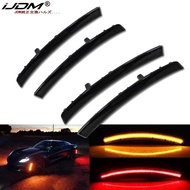 iJDM For Chevrolet Corvette C7 STINGRAY Amber Front Side Marker Light Turn Signal Light ,Red Rear Si
