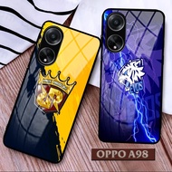 Softcase Glass Oppo A98 [37] Case Glass Oppo A98 - Casing Camera Oppo A98 - Casing Glass Oppo A98
