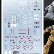 20260908 JXS Artisan's club High Precision water slide decal for HG 1/144 GTO GUNCANNON TEST TYPE (M