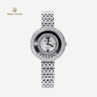 Royal Crown รุ่น 3628 นาฬิกาข้อมือผู้หญิงเล็กๆกันน้ำ ล้อมเพชร แบรนด์เนมแท้  - Vayo Jewelry