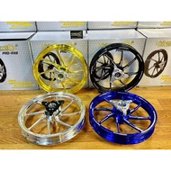 NMAX HyperTech Pro-Rx8 Cnc Cast Wheel Sport Rim Nmax V2 V3 1.85/2.15 x 14" Black Chrome Blue Gold NM