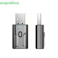 AUGUSTINE Bluetooth Adapters Stereo 3.5mm AUX Wireless USB Modulator Bluetooth 5.0 Data Dongle Receiver Bluetooth Receiver
