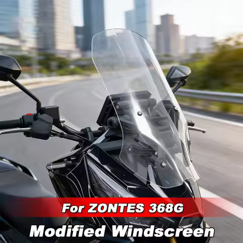 ZT-368G Motorcycle Windshield For ZONTES 368G 368g 368 G Modified Heightening Windshield Modified Fr