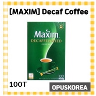[Maxim] Decaf Coffee Decaffeinated Coffee 100T _ Instant Coffee Mix Decaffeinated Decaffeine Decaf