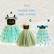 Frozen Anna Costume Princess Dress Girls' Dress Frozen Anna Cosplay Costume