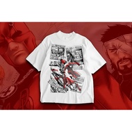 Oversized Daredevil Comic Book T-Shirt: MCU Shirt, Retro Punisher Spiderman Graphic Tee