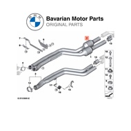 Original BMW Exhaust Pipe Catalytic Converter (Zyl. 4-6) For E90/E92/E93 With N54 [18307592437]