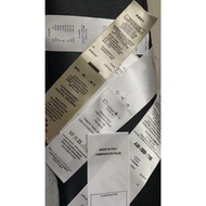 Clothing Tag Sewing Clothing Label Origin Label Original Tag Original Tag