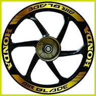 △ ☈ ◹ ❣ Honda Airblade 150 Quality Reflectorized Mags Decals Sticker