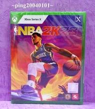 ☆小瓶子玩具坊☆XBOX SERIES X全新未拆封原裝片--NBA 2K23 中文版+特典--下載卡