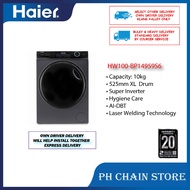 HAIER HW90-BP14959S6 HW100-BP14959S6 HW120-BP14959S8 9KG-12KG INVERTER FRONT LOAD WASHING MACHINE