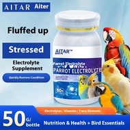 Parrot Electrolytes Supplement Energy Nutrients Vitamins Alleviate Stress Universal For Birds