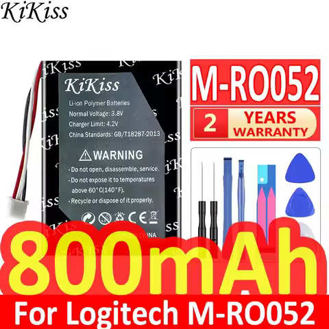 800mAh KiKiss Powerful Battery M-RO052 for Logitech M-RO052,MX Anywhere 2,MX Master,MX Master 2,MX M