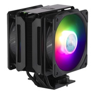 Cooler Master MasterAir MA612 Stealth ARGB CPU Air Cooler - Push-Pull SickleFlow 120 V2 ARGB Fans, 6