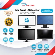 Mix Brand Universal 19 20 21 Inch Monitor LED LCD Display VGA DVI DP HDMI Computer PC Monitor