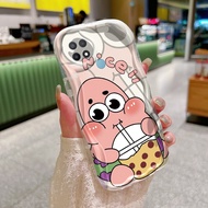 Casing Hp OPPO A15 A15s A35 Case Pola Celana SpongeBob SquarePants Clear Silikon Tahan guncangan tra