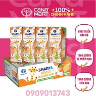 Thùng sữa nước trái cây Smarta Grow (vị cam), giúp trẻ tăng chiều cao, pháttriển não bộ, dinh dưỡng 