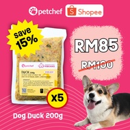 Petchef Dog Food [DUCK]- Fresh Cooked | Frozen | Wet Food | Healthy | Makanan Anjing | Makanan Sihat