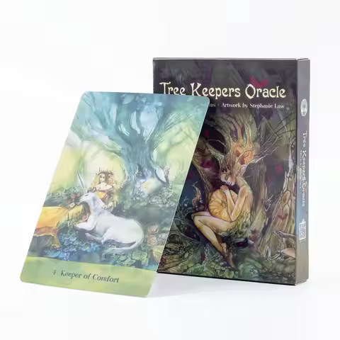 Tree Keepers Oracle 44 Card Deck for Family Party Fun English Version Board Game for Fortune Telling
