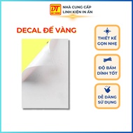 Gold base Decal - A4/A3 size - 100 sheets (printed with Pigment Artpaper oil ink for Epson inkjet pr