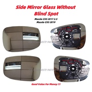 【SIDE MIRROR GLASS WITHOUT BLIND SPOT】MAZDA CX5 17' 2.5 / CX5 19' SIDE MIRROR GLASS WITHOUT BLIND SPOT