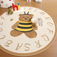 Round Decorative Kids Room Rug Ins Style