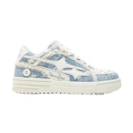 Women Shoes Men Retro Punk Y2K Star Skateboard Shoes Street Denim Purple Fashion Sneakers Couple Out