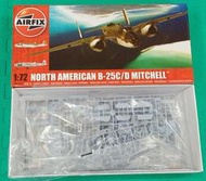 1/72~二戰美國North American,B25C/D"Mitchell"轟炸機(凹模,細節豐富)